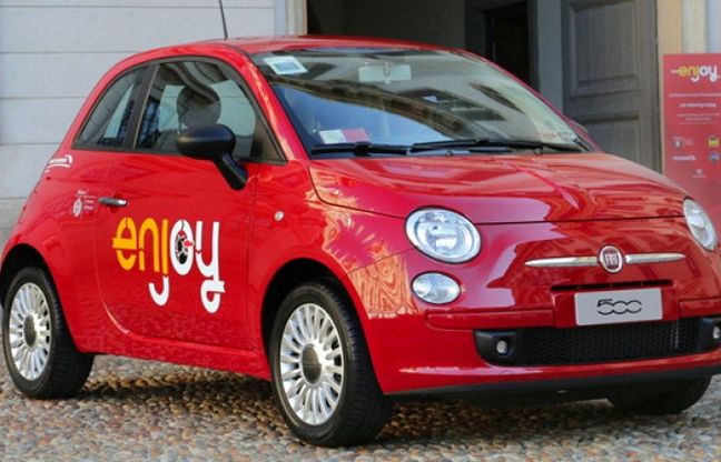 Mille iscrizioni al giorno per il car sharing Enjoy