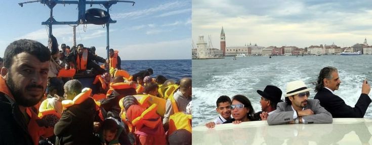 Siria, dal gommone al red carpet: le foto di scena
