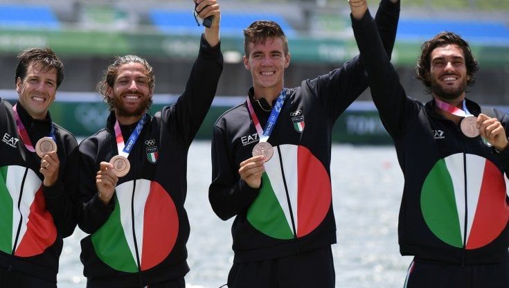 Canottaggio, dal risveglio col primo caso di Covid al podio: la medaglia più difficile del 'quattro senza' azzurro