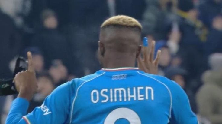 Osimhen, gesto dopo il ko del Napoli: ricorda ai tifosi della Juve il 5-1 della scorsa stagione