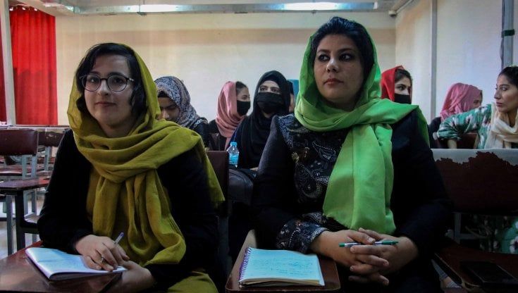 Afghanistan, college students are not allowed to use cellphones