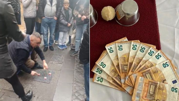 Truffa delle tre campanelle in centro storico: 41 denunce e 10mila euro sequestrati