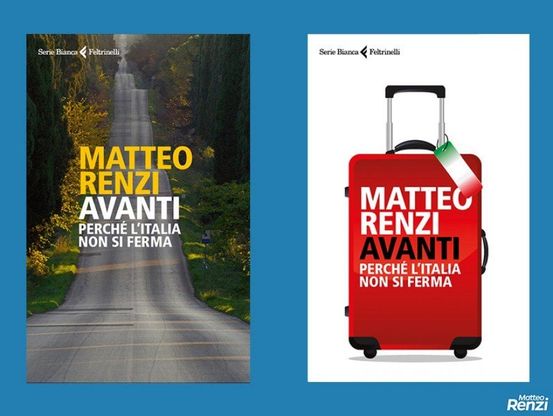 Renzi su Twitter, ballottaggio tra due possibili copertine del suo libro: "Votate"