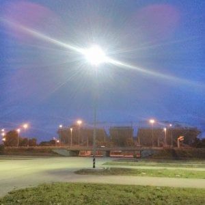 Bari, nuove luci a led nella zona del San Nicola. Predisposta la videosorveglianza