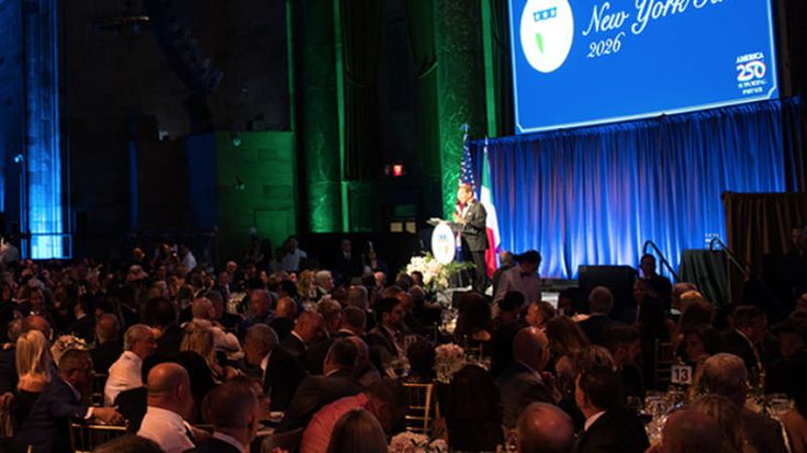 In Washington at the Italian-American dinner: amid strained relations, Trump and the mid-term elections