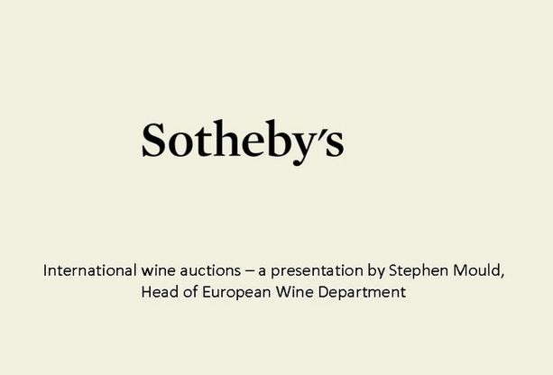 Ricerche di casa d&rsquo;aste Sotheby&rsquo;s