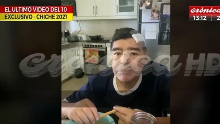 Maradona, l'ultimo video prima di morire: "Sono ammaccato, ma sto bene"