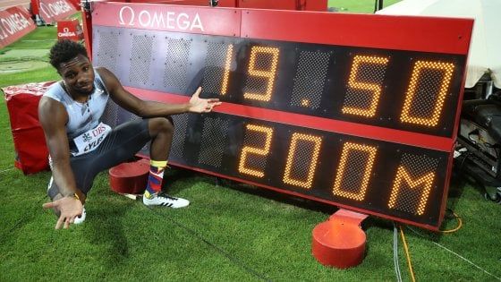 Atletica, fenomenale Lyles: corre i 200 in 19''50 a Losanna