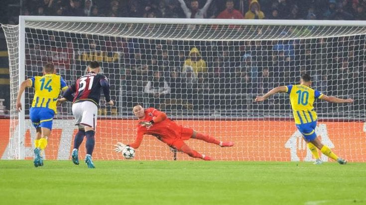 Il Bologna gioca ma non sfonda, con lo Shakhtar finisce 0-0 il debutto in Champions