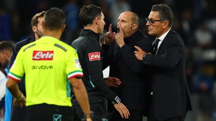 Allegri squalificato due giornate dopo l’espulsione contro la Roma