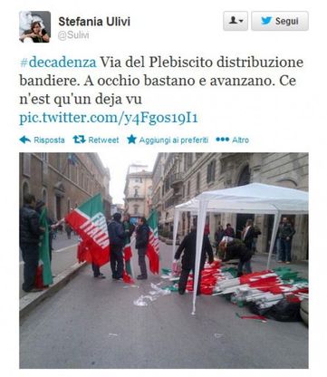 Decadenza Berlusconi, ironia su Twitter