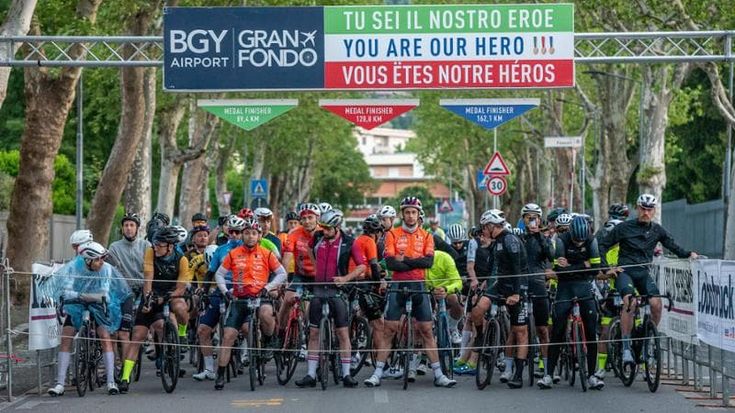 Torna la BGY Airport Granfondo: il 4 maggio Bergamo capitale del cicloturismo sostenibile