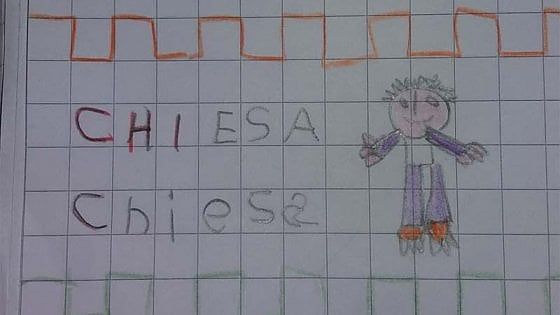 Fiorentina, la maestra chiede di disegnare una chiesa: il bambino disegna il calciatore Federico