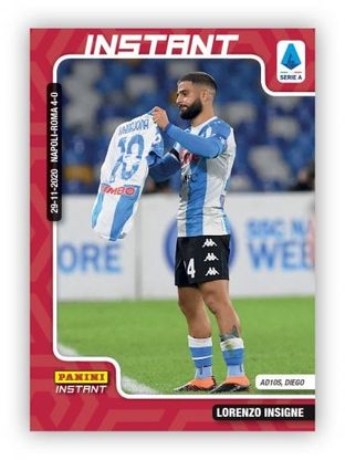 Insigne e l'omaggio a Maradona, la figurina speciale della Panini
