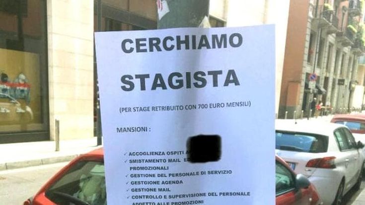 Tirocinanti, cioè sfruttati. L’esercito dei trentamila ora chiede più diritti
