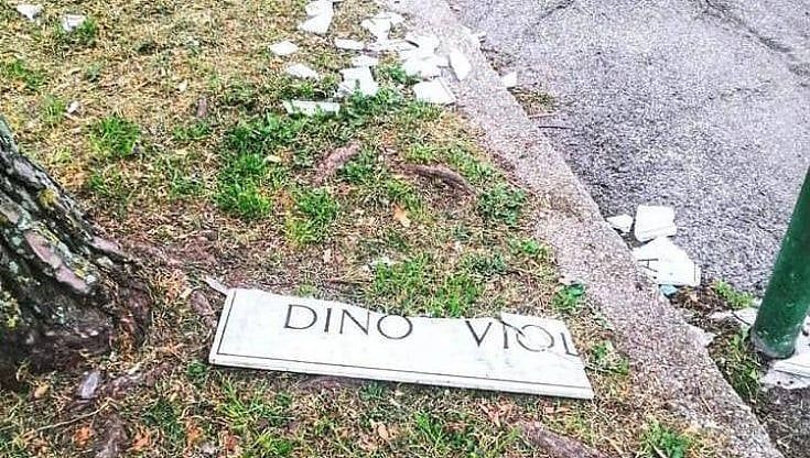 Derby, vandalizzata la targa in piazzale Dino Viola a Trigoria