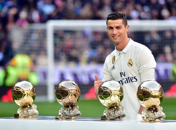 Spagna, Real Madrid: festa Ronaldo con i 4 Palloni d'Oro