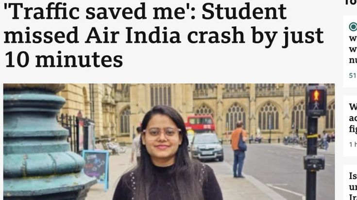 Aereo precipitato in India, la studentessa ‘miracolata’: “Sono viva grazie al traffico”
