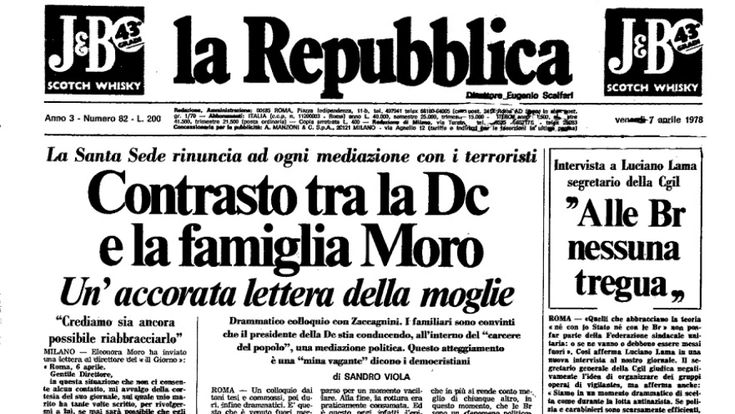 Contrasto tra la Dc e la famiglia Moro 