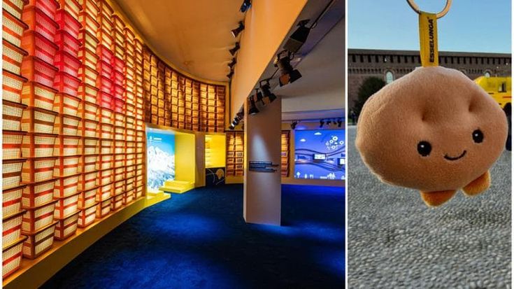 Al Castello casa Esselunga per le Olimpiadi: tutti vogliono i peluche-focaccina distribuiti gratis