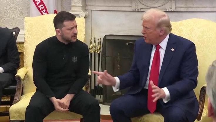 Trump litiga con Zelensky alla Casa Bianca: "Devi essere più riconoscente, non hai carte senza noi"