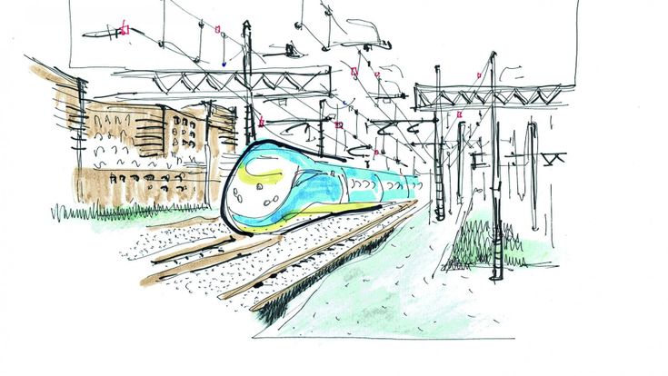 Luoghi sospesi nel treno che parte