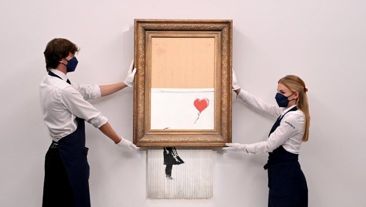 Banksy, 22 milioni per l'opera distrutta