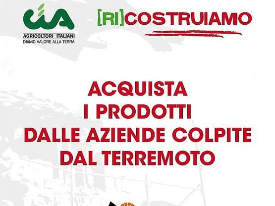 "Nel pacco di Natale mettiamo i prodotti delle aree terremotate"