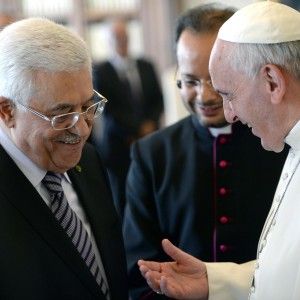 Abu Mazen incontra il Papa: "Spero di firmare pace con Israele"