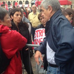 I parenti delle vittime Thyssen al corteo: "Cambino le leggi sul lavoro"