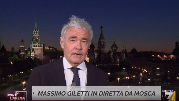 Giletti: "Ho avuto un mancamento". Il giornalista interrompe il collegamento da Mosca