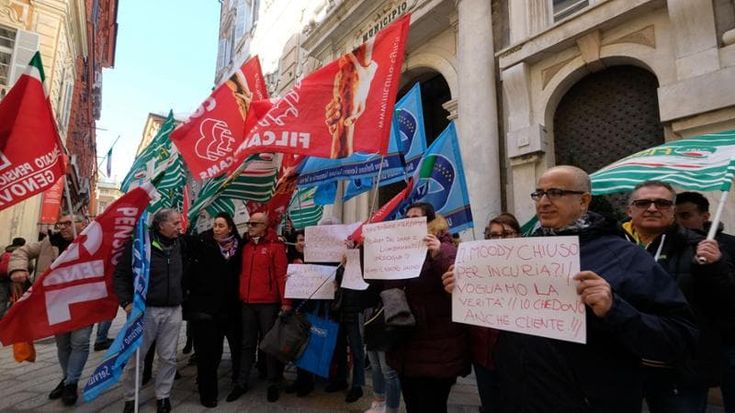 Moody al capolinea e dipendenti trasferiti. I sindacati: “Non finisce qui”