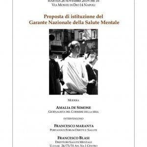 Salute mentale: proposta l'istituzione del Garante Nazionale