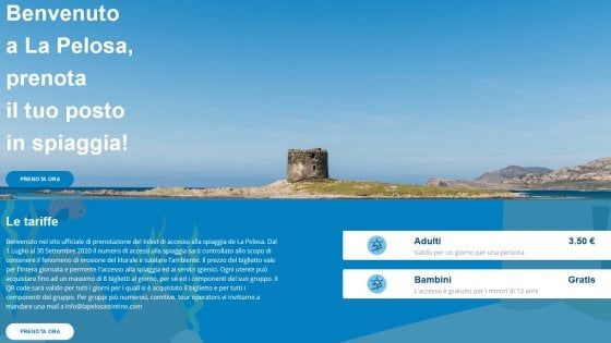 Sardegna, la spiaggia solo per pochi: da oggi prenotazioni online per La Pelosa