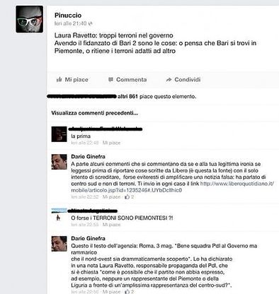 I terroni di Laura Ravetto<br />Ginefra bacchetta Pinuccio