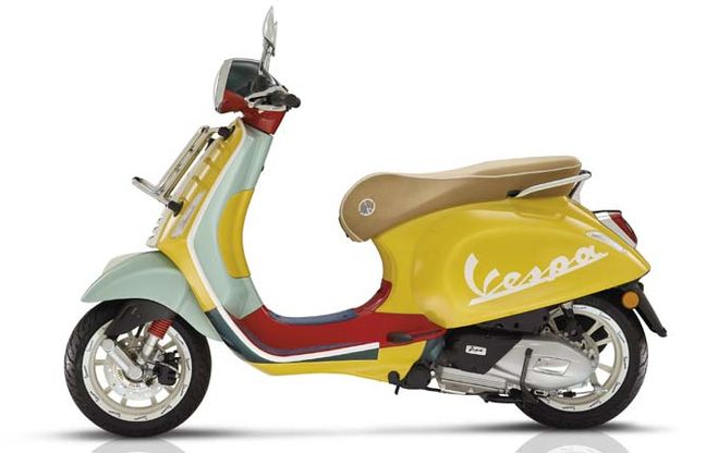 Vespa Primavera Sean Wotherspoon, spazio ai colori