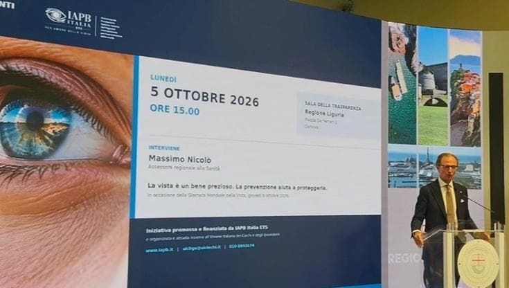 Malattie della vista, Regione Liguria lancia gli open weekend