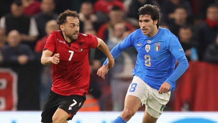 Tonali, infortunio durante Albania-Italia: cosa è successo