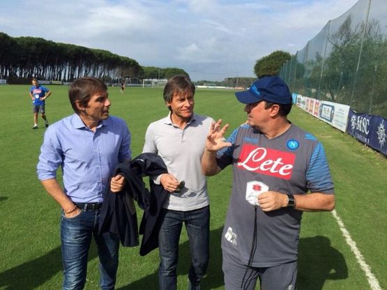 Conte incontra Benitez a Castel Volturno