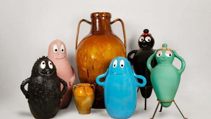 Grottaglie, il maestro ceramista ricrea i Barbapapà: "Il mio gioco a regola d'arte in mostra anche al museo archeologico"