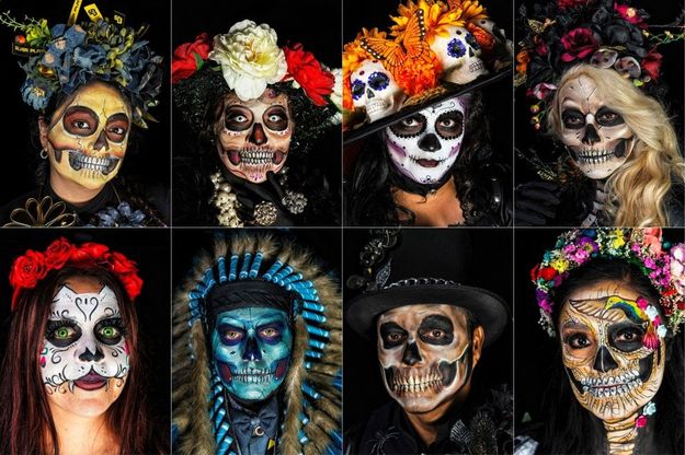 Día de los muertos, a Città del Messico in attesa della grande parata sfila La Catrina