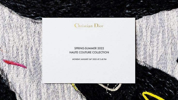 Dior Haute Couture: la sfilata della collezione primavera-estate 2022 in live streaming