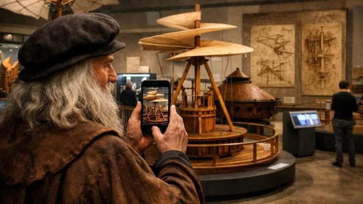Se Leonardo da Vinci tornasse a Milano oggi quali musei visiterebbe? Ce lo dice l’IA
