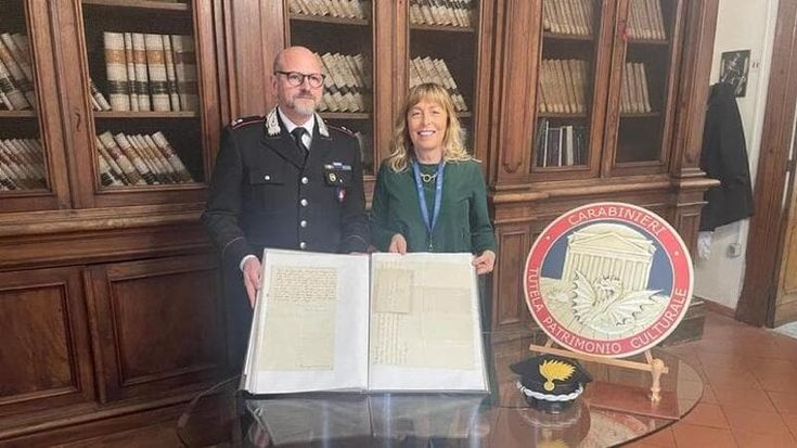 Ritrovati documenti rubati all’Archivio di Stato: c’è anche un decreto del re di Napoli Gioacchino Murat