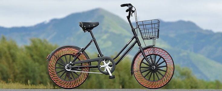 Le ruote senz'aria, si comincia dalle biciclette