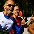 Leonardo Cenci alla maratona di New York: 