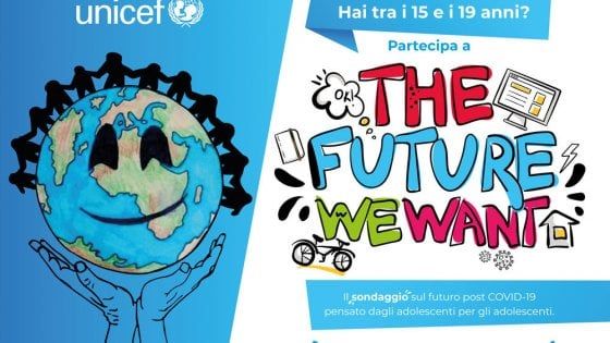 Adolescenti e post Covid nel sondaggio Unicef: "Vogliamo un futuro diverso"