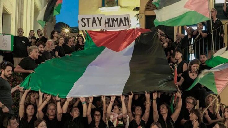 Capri, flash mob in piazzetta per Gaza