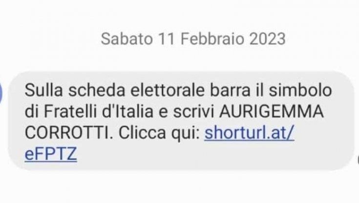 Regionali Lazio, l'sms di FdI rompe silenzio elettorale