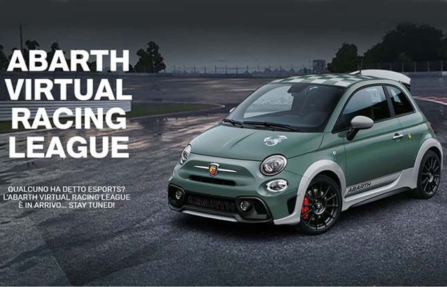 Abarth racing a 360°, al via anche negli e-sports